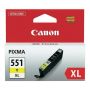 Μελάνι CANON CLI-551BYXL Yellow - 275 σελ. (6446B001)