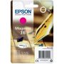 Μελάνι Epson T162340 Magenta Γνήσιο - 165 σελ. (C13T16234012)
