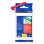 Ετικέτες BROTHER TZE-435 Labelling Tape Cassette – White on Red 8m x 12mm (BRO-TZE435)