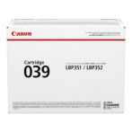 Toner CANON 039BK Black - 11.000 σελ. (0287C001)
