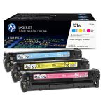 Toner HP 131A 3-Pack Cyan-Magenta-Yellow Toner - 3 x 1.800 σελ. (U0SL1AM)