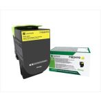 Toner LEXMARK 71B2HY0 Yellow - 3.500 σελ.