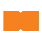 Κιβώτιο 50 ρολών ετικετών 21x12 πορτοκαλί φωσφοριζέ - 1000 ετικέτες ανά ρολό