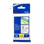 Ετικέτες BROTHER TZE-211 Labelling Tape Cassette – Black on White 8m x 6mm (BRO-TZE211)