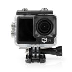 Action Camera NEDIS 4K Ultra HD Υποβρύχια με Θήκη με WiFi Μαύρη με Οθόνη 2" (ACAM51BK)