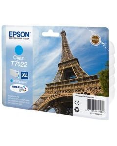 Μελάνι EPSON T702240XL Cyan Γνήσιο - 2.000 σελ. (C13T70224010)