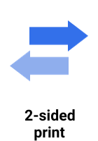 Εκτύπωση διπλής όψης  Εικόνα επισημαίνει ότι ο εκτυπωτής διαθέτει λειτουργία αυτόματης εκτύπωσης διπλής όψης