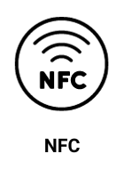Σύνδεση με NFC   Η Εικόνα επισημαίνει ότι ο εκτυπωτής μπορεί να συνδεθεί με NFC